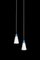 Lámparas colgantes danesas de vidrio de Lyfa, años 60. Juego de 2, Imagen 9