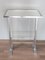 French Art Deco Chromed Side Table in the style of Jacques Adnet, 1930s 2