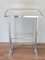 French Art Deco Chromed Side Table in the style of Jacques Adnet, 1930s 1