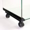 Vintage Service Cart in Glass by Gallotti E Radice, 1980s 6