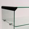 Vintage Service Cart in Glass by Gallotti E Radice, 1980s 4