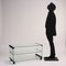 Vintage Service Cart in Glass by Gallotti E Radice, 1980s 2