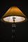 Lámpara de mesa de latón y vidrio atribuida a Carl Fagerlund, años 60, Imagen 5