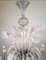 Lámpara de araña grande de cristal de Murano, Imagen 6