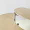 Italian Modern Round Gray and White Metal Coffee Table with Double Shelf, 1990s, Image 5
