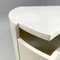 Italian Modern White Aiace Bedside Tables by Benatti, 1970s, Set of 2 14