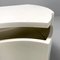 Italian Modern White Aiace Bedside Tables by Benatti, 1970s, Set of 2 15