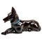 Vintage Porzellan Statue eines Schäferhundes von Spana, 1950er 4