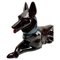 Estatua de perro pastor vintage de porcelana de Spana, años 50, Imagen 3