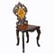 Chaises Edelweis en Noyer, 1900s, Set de 2 3