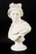 Artista italiano, Busto de belvedere antiguo del dios griego Apolo, siglo XIX, Mármol, Imagen 4