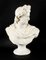 Artista italiano, Busto de belvedere antiguo del dios griego Apolo, siglo XIX, Mármol, Imagen 2