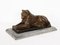 Louis Riche, Antike Skulptur einer Löwin, Frühes 20. Jh., Bronze 11