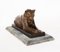 Louis Riche, Antike Skulptur einer Löwin, Frühes 20. Jh., Bronze 2