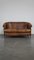 Brown Leather 2-Seater Sofa, Image 1