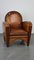 Art Deco Brown Sheep Leather Armchair, Image 1