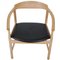 PP208 Chairs in Black Leather by Hans Wegner, 1990s, Set of 6 8