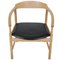 PP208 Stühle aus schwarzem Leder von Hans Wegner, 1990er, 6 . Set 6