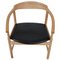 Sedie PP208 in pelle nera di Hans Wegner, anni '90, set di 6, Immagine 3