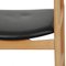 PP208 Chairs in Black Leather by Hans Wegner, 1990s, Set of 6, Image 22