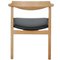 PP208 Chairs in Black Leather by Hans Wegner, 1990s, Set of 6, Image 15