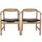 PP208 Chairs by Hans Wegner, 1990s, Set of 2 1