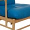 Chaise Colonial en Cuir Bleu par Ole Wanscher 8