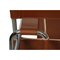 Wasilly Stuhl aus cognacfarbenem Leder von Michel Brauer 12