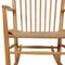 J16 Rocking Chair in Beech by Hans Wegner, 1970s 9