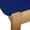 GE284 Chair with Ottoman in Blue Fabric by Hans Wegner, 2000s, Set of 2 18