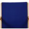 Sedia GE284 con poggiapiedi in tessuto blu di Hans Wegner, inizio XXI secolo, set di 2, Immagine 8