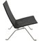 PK22 Lounge Chair in Black Aura Leather by Poul Kjærholm, 2000s 2