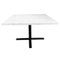 Vintage Sleek Side Table in White Marble, 1990s, Image 10