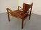 Sirocco Safari Chair aus Palisander & Leder von Arne Norell, Schweden, 1960er 10