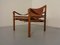 Sirocco Safari Chair aus Palisander & Leder von Arne Norell, Schweden, 1960er 3