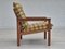 Danish Lounge Chair in Teak & Wool, 1970s 4