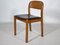Mid-Century Teak and Leather Armchair from Holstebro, 1970s, Set of 6 7