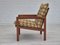 Danish Lounge Chair in Teak & Wool, 1970s, Image 4