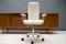 White Vintage Office Chair by Fred Scott for ICF Milano 1