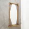Sechseckiger Spiegel mit Holzstruktur, Ico Parsi zugeschrieben, 1960er 5
