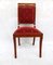 Directoire Style Chairs in Cherry Wood, 1990s, Set of 8 1