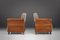 Set of Art Deco Armchairs with Walnut Veneer and Grey Upholstery, France, 1930 3