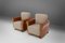 Set of Art Deco Armchairs with Walnut Veneer and Grey Upholstery, France, 1930 15