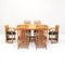 Model 615 Husser Dining Table & Model 614 Coonley Chairs by Frank Lloyd Wright for Cassina, Italy, 1992, Set of 5, Image 20