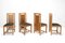 Model 615 Husser Dining Table & Model 614 Coonley Chairs by Frank Lloyd Wright for Cassina, Italy, 1992, Set of 5, Image 4