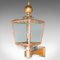 Large Antique English Courtyard Light in Bronze, 1870s 4