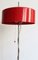 Rote Vintage Stehlampe, 1970er 8