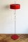 Rote Vintage Stehlampe, 1970er 6