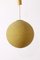 Cream Sugar Ball Hanging Lamp from Rotaflex, 1960s 6
