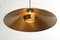 Keos Counterweight Pendant Light in Brass by Florian Schulz, 1960s 9